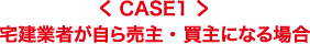 CASE1 宅建業者が自ら売主・ 買主になる場合